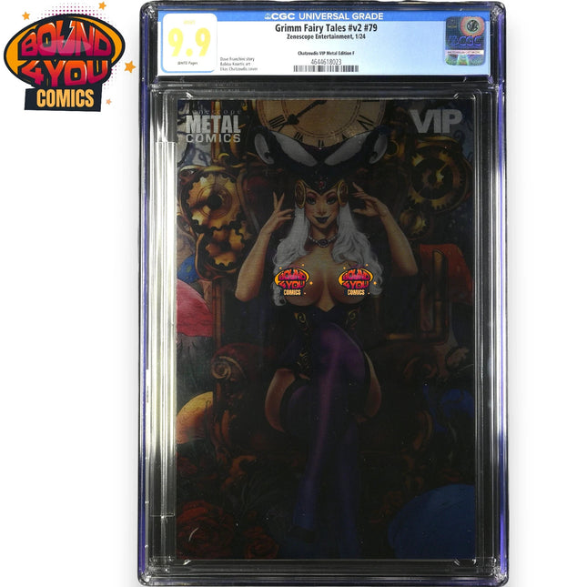 Grimm Fairy Tales #79 - Elias Chatzoudis VIP  Metal Comic - CGC 9.9