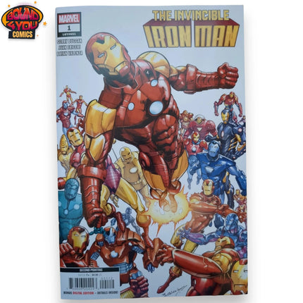 The Invincible Iron Man #1 - Mark Bagley 2nd Print (2022)