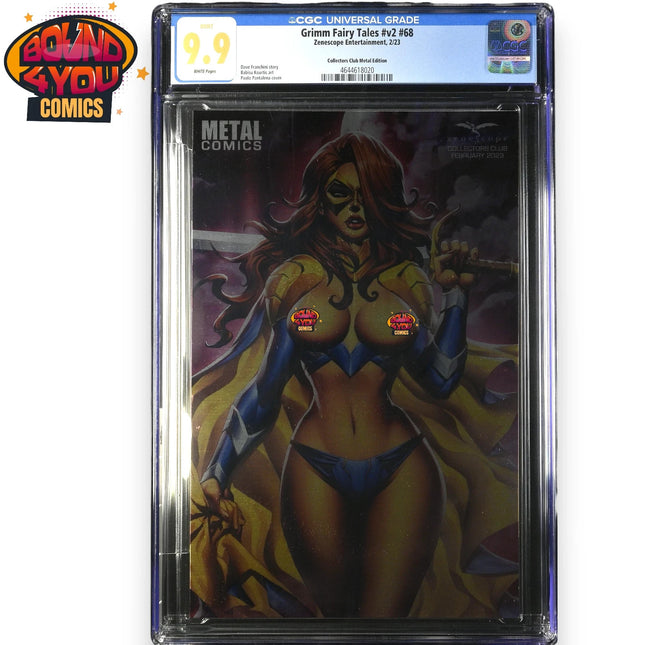 Grimm Fairy Tales #68 - Pantalena - Feb. Collectors Club  Metal Comic - CGC 9.9
