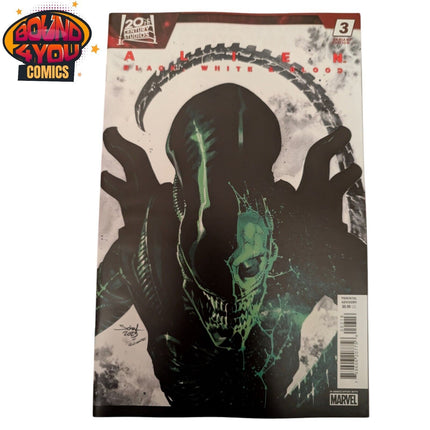 Alien: Black, White & Blood #3 1:25 - Jonas Scharf Incentive Variant (2024)