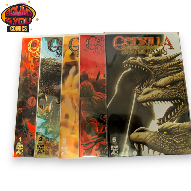 Godzilla: Here There Be Dragons II - Sons of Giants 1-5  - Complete  Set (2024)