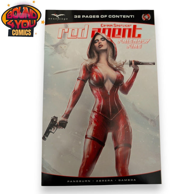 Grimm Spotlight: Red Agent Friendly Fire #1 - Pierluigi Abbondanz Variant (2021)