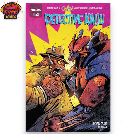 Detective Kaiju #4 - Cover C Noir Edition Variant (2025)