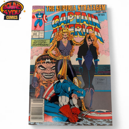Captain America #388 - Newsstand (1991)