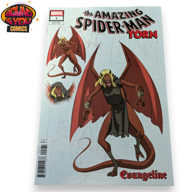 Amazing Spider-Man: Torn #1 - Pere Perez - New Villain Variant (2025)