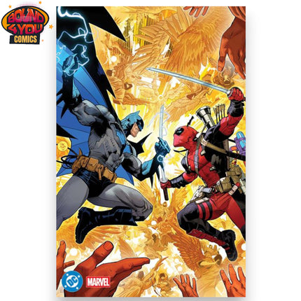 Dc Marvel Batman Deadpool #1 - Cvr T Dan Mora Foil Variant (2025)