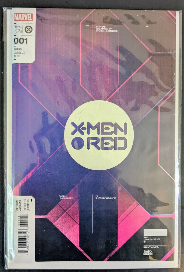 X-MEN RED #1 MULLER DESIGN 1:10 VARIANT  MARVEL  2022
