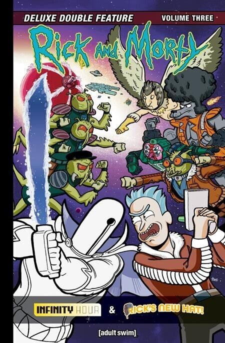 RICK AND MORTY DELUXE DOUBLE FEATURE HARDCOVER VOLUME 3