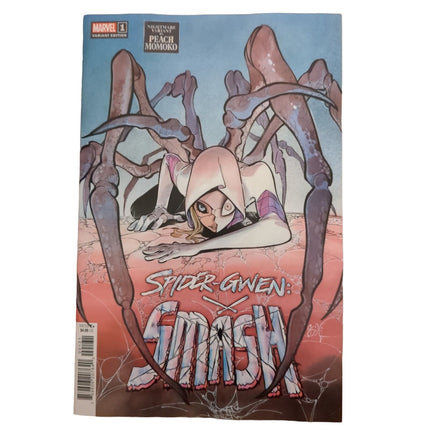 SPIDER-GWEN: SMASH #1 - PEACH MOMOKO - NIGHTMARE VARIANT (2023)
