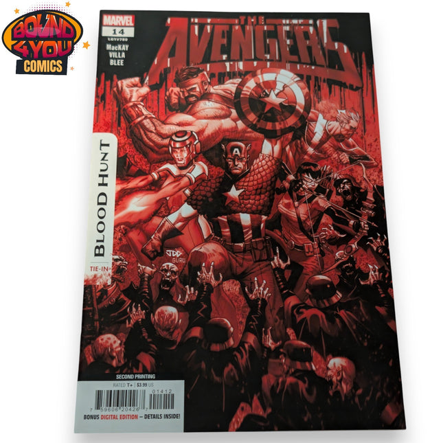 Avengers #14 - Joshua Cassara - Blood Soaked - 2nd Print (2024)