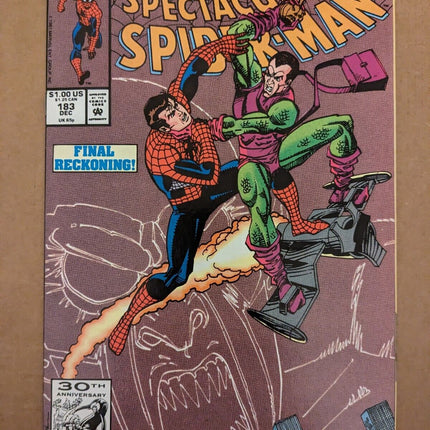 THE SPECTACULAR SPIDER-MAN #183 - DIRECT EDITION (1991)