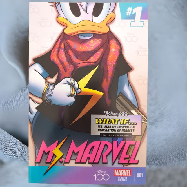 AMAZING SPIDER-MAN #33 - PERISSINOTTO - DISNEY100 MS. MARVEL VARIANT