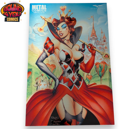 John Royle - Queen Of Hearts Metal Comic - LE 25 - Zenescope
