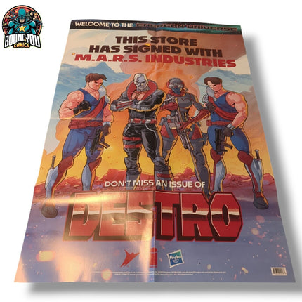 Destro/Scarlett  24" x 36" Double Sided Promo Retailer Poster