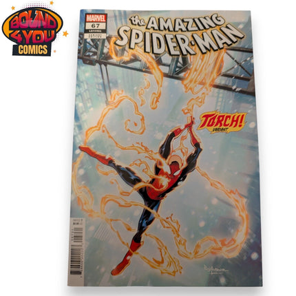 The Amazing Spider-Man #67 - Roge Antonio - Torch Variant (2025)