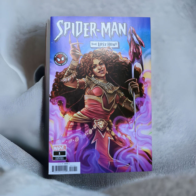 SPIDER-MAN: THE LOST HUNT #1 EDGE VARIANT MARVEL COMICS 2022