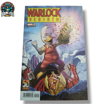 WARLOCK: REBIRTH #1 - RON LIM - HOWARD THE DUCK VARIANT (2023)