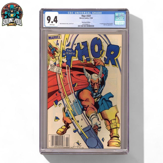 The Mighty Thor #337 Newsstand Edition - CGC 9.4