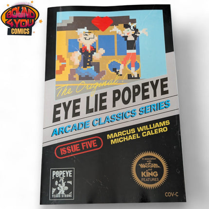 Eye Lie Popeye #5 - Michael Calero - Video Game Homage Variant (2025)
