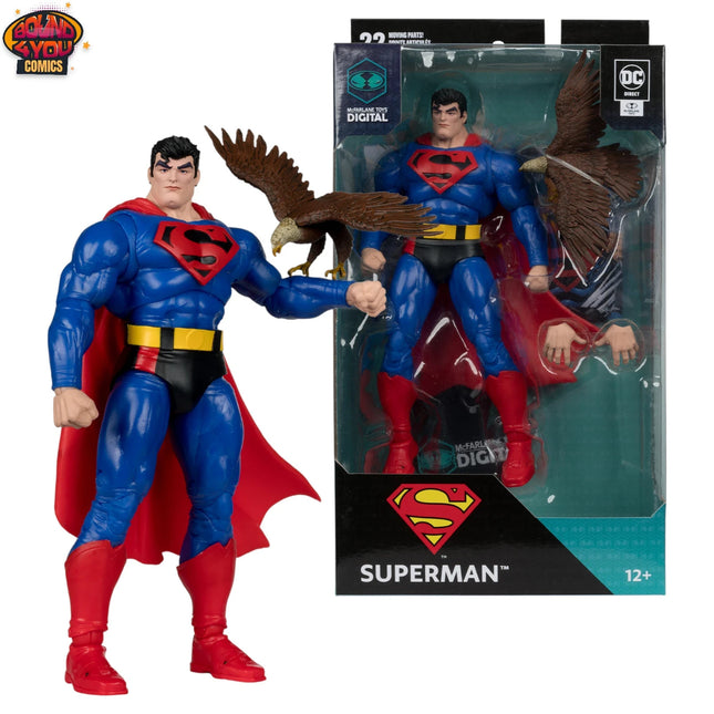 Mcfarlane Toys DC Multiverse Digital WV2 7" OWAW Superman Action Figure