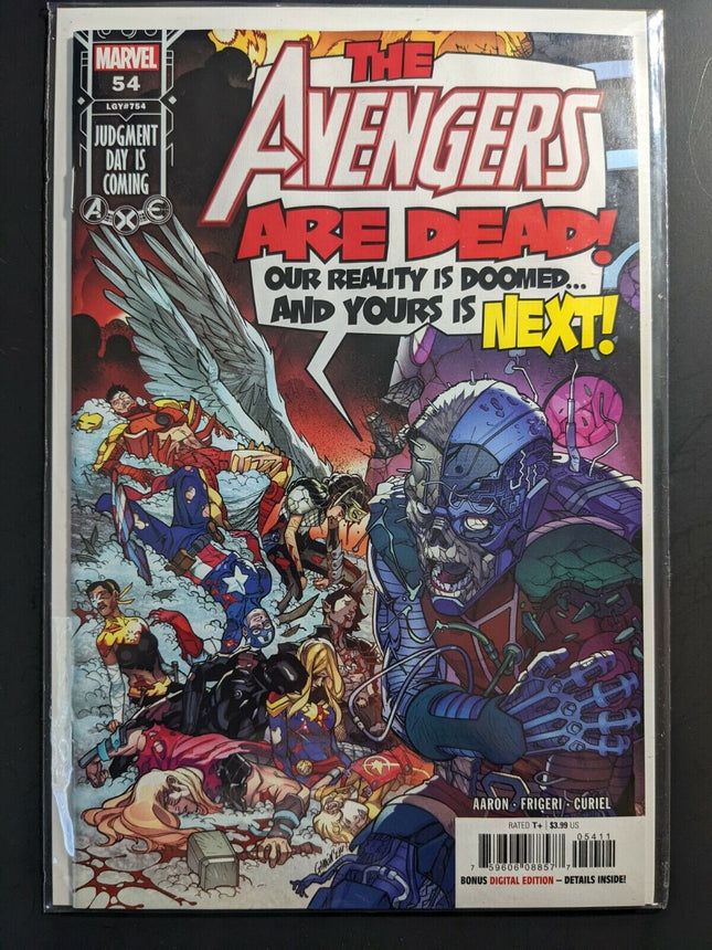 Avengers #54 Main Cover Javier Garron Marvel 2022 NM