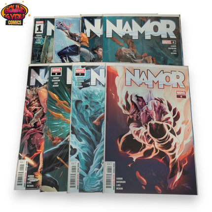 Namor #1 - 8 - Complete Cover A Set - Alexander Lozano (2024)