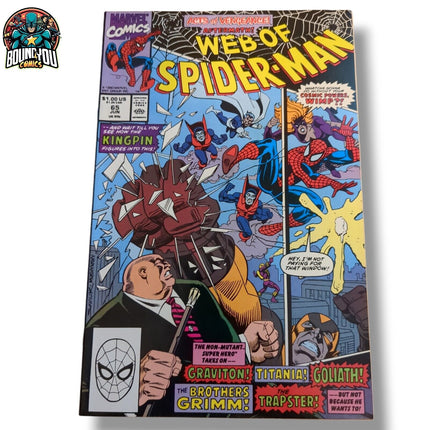WEB OF SPIDER-MAN #65 - DIRECT EDITION (1990)