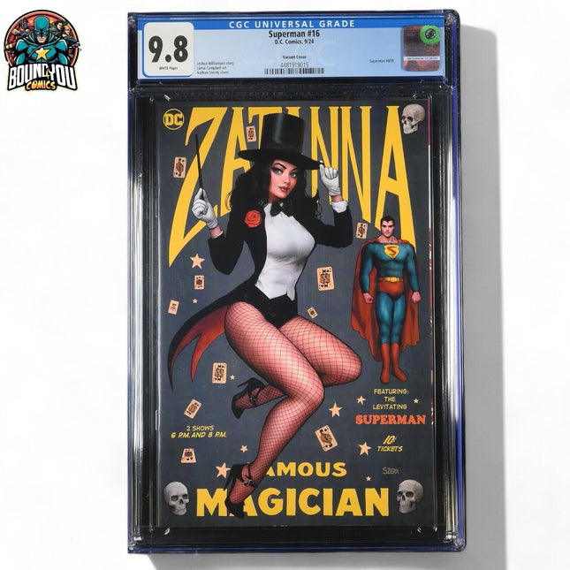 Superman #16 Nathan Szerdy Variant - CGC 9.8