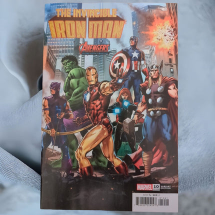 INVINCIBLE IRON MAN #10 - CAFU - AVENGERS 60TH ANNIVERSARY VARIANT (2023)