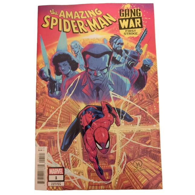 AMAZING SPIDER-MAN GANG WAR: FIRST STRIKE #1 - JOEY VAZQUEZ VARIANT (2023)