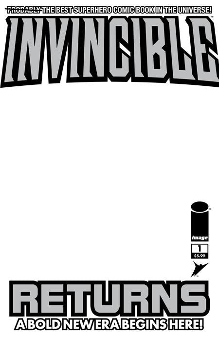 Invincible Returns Facsimile Edition #1 - Blank Sketch - Image 2026