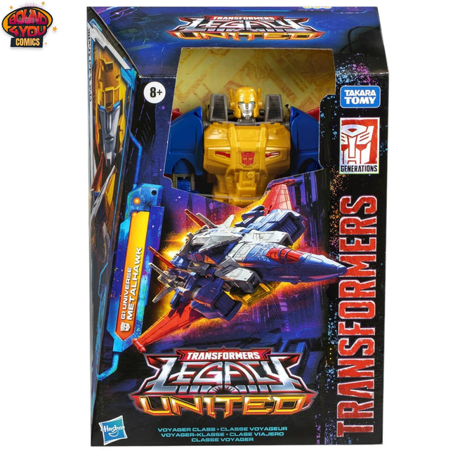 Hasbro Transformers Legacy G1 Voyager MetalHawk 7" Action Figure