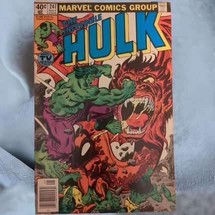 The Incredible Hulk #247 Newstand 1980 Marvel Comics