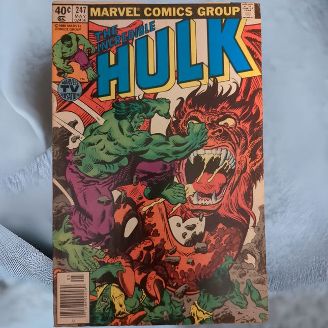 The Incredible Hulk #247 Newstand 1980 Marvel Comics