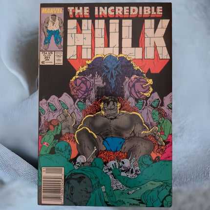 THE INCREDIBLE HULK #351 - NEWSSTAND  (1987)
