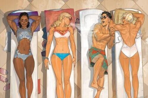 ACTION COMICS #1056 CVR E OTTO SCHMIDT SWIMSUIT 2