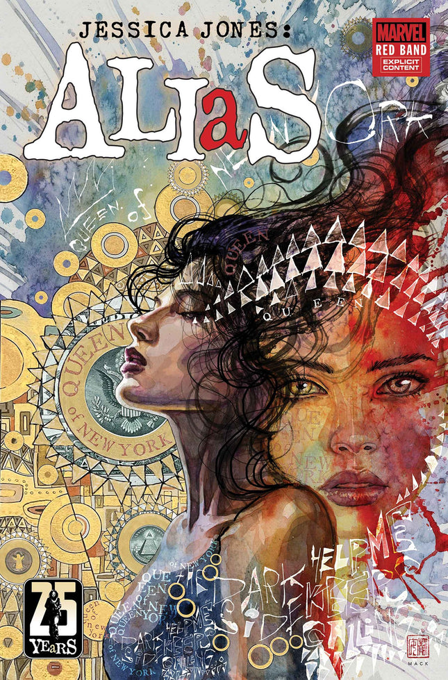 Alias: Red Band #1 - David Mack Variant - Marvel 2026