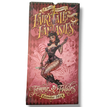 J SCOTT CAMPBELLS FAIRYTALE FANTASIES  DELUXE EDITION 2024 CALENDAR