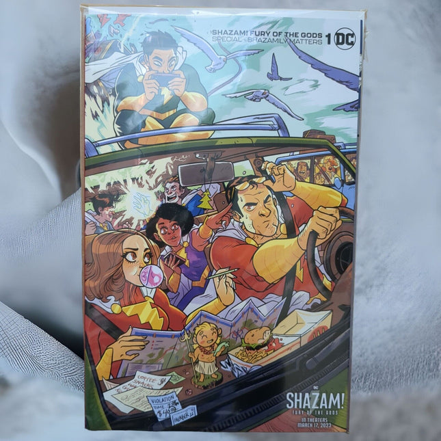 SHAZAM FURY OF THE GODS SPECIAL SHAZAMILY MATTERS #1 LOGAN FAERBER VARIANT 2023