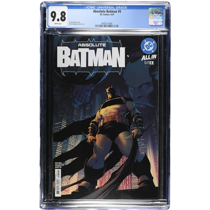 Absolute Batman #5 - Nick Dragotta - CGC 9.8 (DC 2025)