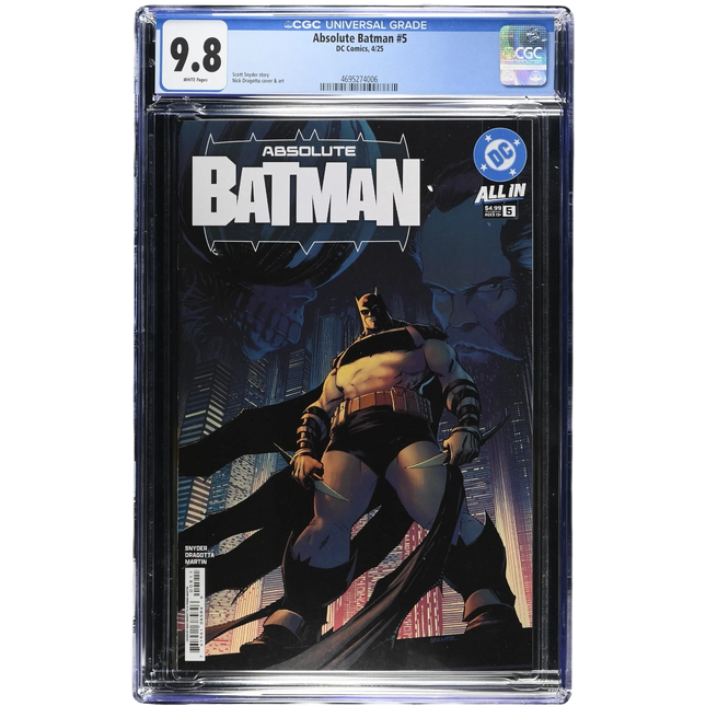 Absolute Batman #5 - Nick Dragotta - CGC 9.8 (DC 2025)
