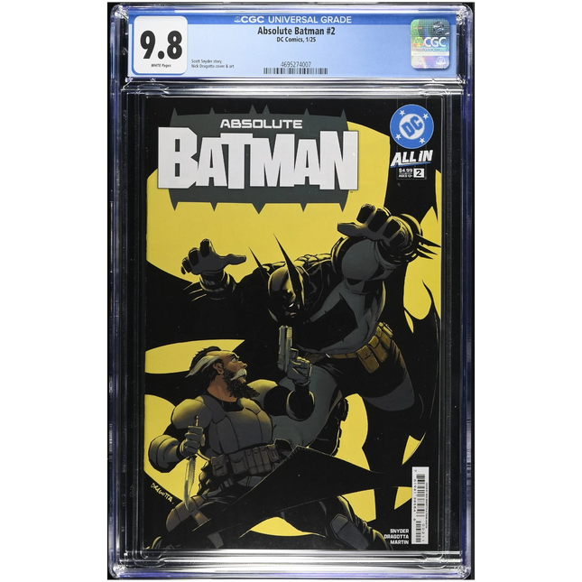 Absolute Batman #2 - Nick Dragotta - CGC 9.8 (DC 2025)