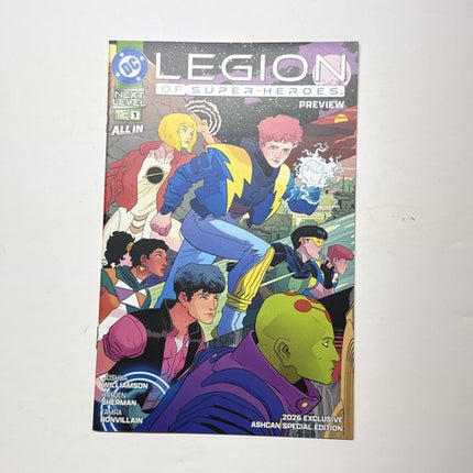 Legion Of Super-Heroes Sdcc 2026 Exclusive Ashcan Special Edition